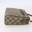 GUCCI GG Supreme Shoulder Bag PVC Leather Beige Gold 007 904 0014 Auth 150722-4