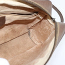 GUCCI GG Supreme Web Sherry Line Bag PVC Beige Gold 001 113 6472 Auth 150723-18