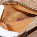 GUCCI GG Supreme Web Sherry Line Bag PVC Beige Gold 001 113 6472 Auth 150723-20