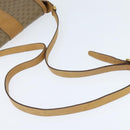 GUCCI Micro GG Supreme Shoulder Bag PVC Beige Gold Auth 150726-7