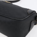 GUCCI Micro GG Supreme Shoulder Bag PVC Black Gold 001 37 0443 Auth 150727-10