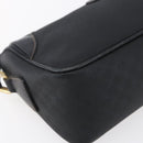 GUCCI Micro GG Supreme Shoulder Bag PVC Black Gold 001 37 0443 Auth 150727-11