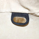 GUCCI Micro GG Supreme Shoulder Bag PVC Black Gold 001 37 0443 Auth 150727-16