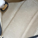 GUCCI Micro GG Supreme Shoulder Bag PVC Black Gold 001 37 0443 Auth 150727-17