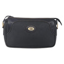 GUCCI Micro GG Supreme Shoulder Bag PVC Black Gold 001 37 0443 Auth 150727-2