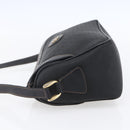 GUCCI Micro GG Supreme Shoulder Bag PVC Black Gold 001 37 0443 Auth 150727-4