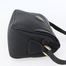 GUCCI Micro GG Supreme Shoulder Bag PVC Black Gold 001 37 0443 Auth 150727-5