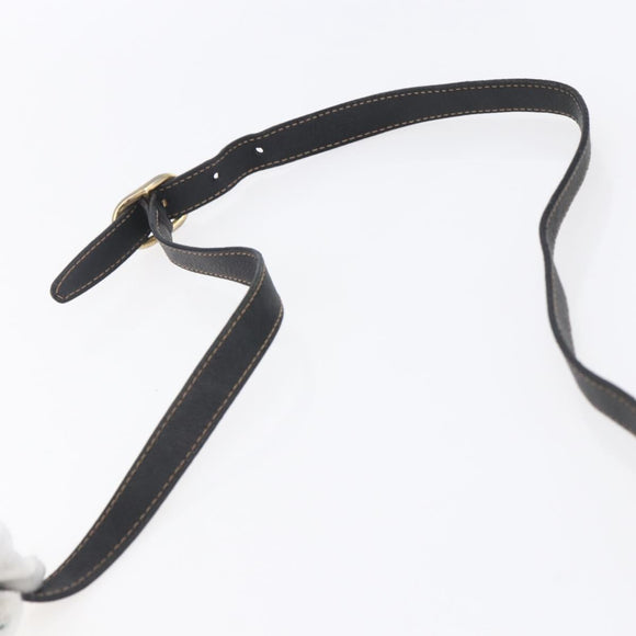 GUCCI Micro GG Supreme Shoulder Bag PVC Black Gold 001 37 0443 Auth 150727