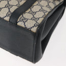 GUCCI GG Supreme Shoulder Bag PVC Navy Gold 000 46 4857 Auth 150729-11