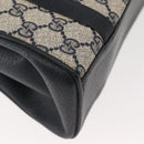 GUCCI GG Supreme Shoulder Bag PVC Navy Gold 000 46 4857 Auth 150729-12