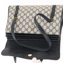 GUCCI GG Supreme Shoulder Bag PVC Navy Gold 000 46 4857 Auth 150729-15