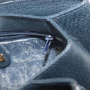 GUCCI GG Supreme Shoulder Bag PVC Navy Gold 000 46 4857 Auth 150729-21