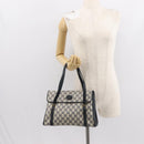 GUCCI GG Supreme Shoulder Bag PVC Navy Gold 000 46 4857 Auth 150729-24