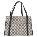 GUCCI GG Supreme Shoulder Bag PVC Navy Gold 000 46 4857 Auth 150729-3