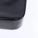 GUCCI Soho Hand Bag Enamel Black Silver Auth 150731-16