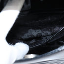 GUCCI Soho Hand Bag Enamel Black Silver Auth 150731-11