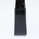 GUCCI Soho Hand Bag Enamel Black Silver Auth 150731-3