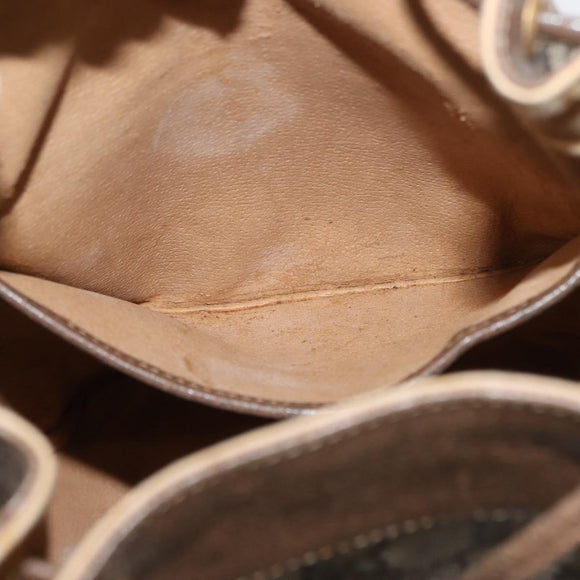 GUCCI GG Supreme Web Sherry Line Shoulder Bag PVC Beige 41 02 034 Auth 150733