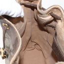 GUCCI GG Supreme Web Sherry Line Shoulder Bag PVC Beige 164 02 034 Auth 150734-19