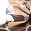 GUCCI GG Supreme Web Sherry Line Shoulder Bag PVC Beige 164 02 034 Auth 150734-21