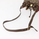 GUCCI GG Supreme Web Sherry Line Shoulder Bag PVC Beige 164 02 034 Auth 150734-7