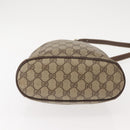 GUCCI GG Supreme Web Sherry Line Shoulder Bag PVC Beige 164 02 034 Auth 150734-9