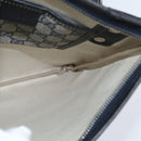 GUCCI GG Supreme Sherry Line Shoulder Bag PVC Navy Silver 246413 Auth 150735-18