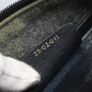 GUCCI GG Supreme Sherry Line Hand Bag PVC Navy Gold 39 02 041 Auth 150740-12