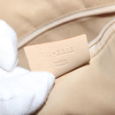 GUCCI Jackie Shoulder Bag Leather Beige Gold 001 3355 Auth 150741-12
