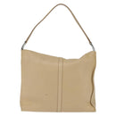 GUCCI Jackie Shoulder Bag Leather Beige Gold 001 3355 Auth 150741-2