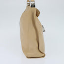 GUCCI Jackie Shoulder Bag Leather Beige Gold 001 3355 Auth 150741-3