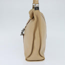 GUCCI Jackie Shoulder Bag Leather Beige Gold 001 3355 Auth 150741-4