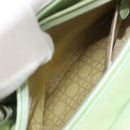 Christian Dior Maris Pearl Hand Bag Enamel Green Auth 150745-24
