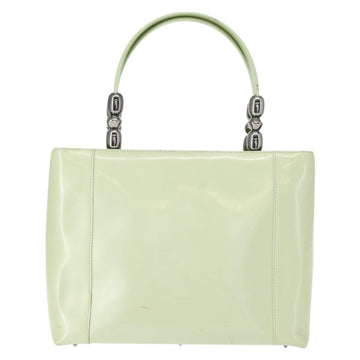 Christian Dior Maris Pearl Hand Bag Enamel Green Auth 150745 - 0