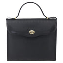 Christian Dior Honeycomb Canvas Hand Bag PVC Black Gold Auth 150746-2