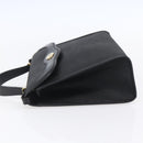 Christian Dior Honeycomb Canvas Hand Bag PVC Black Gold Auth 150746-4