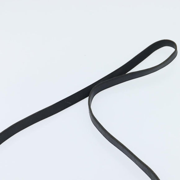 Christian Dior Honeycomb Canvas Shoulder Bag PVC Navy gold Auth 150747