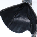 Christian Dior Trotter Canvas Shoulder Bag Navy Gold Auth 150748-17