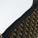 Christian Dior Trotter Canvas Shoulder Bag Navy Gold Auth 150748-6