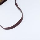 Christian Dior Trotter Canvas Shoulder Bag Red Gold Auth 150751-8