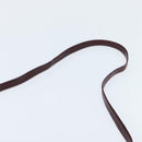 Christian Dior Trotter Canvas Shoulder Bag Red Gold Auth 150751-9