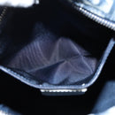 Christian Dior Trotter Canvas Shoulder Bag PVC Blue Silver Auth 150753-11