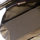 FENDI Zucca Canvas Hand Bag Black Brown Auth 150763-17