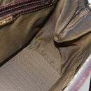 FENDI Zucca Canvas Hand Bag Black Brown Auth 150763-18