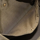 FENDI Zucca Canvas Hand Bag Black Brown Auth 150763-21