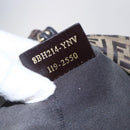 FENDI Zucchino Canvas Tote Bag Beige Gold Auth 150764-22