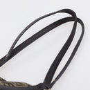 FENDI Zucchino Canvas Tote Bag Beige Gold Auth 150764-9