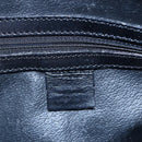 CELINE Macadam Canvas Hand Bag PVC Black Gold Auth 150769-15