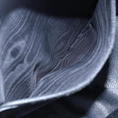 CELINE Macadam Canvas Hand Bag PVC Black Gold Auth 150769-20