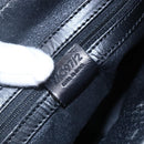 CELINE Macadam Canvas Hand Bag PVC Black Gold Auth 150769-22